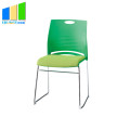 Fabric Armless Metal Classroom Training Visitor Staff Stacking Chairs Plastic Stackable Office Chairs